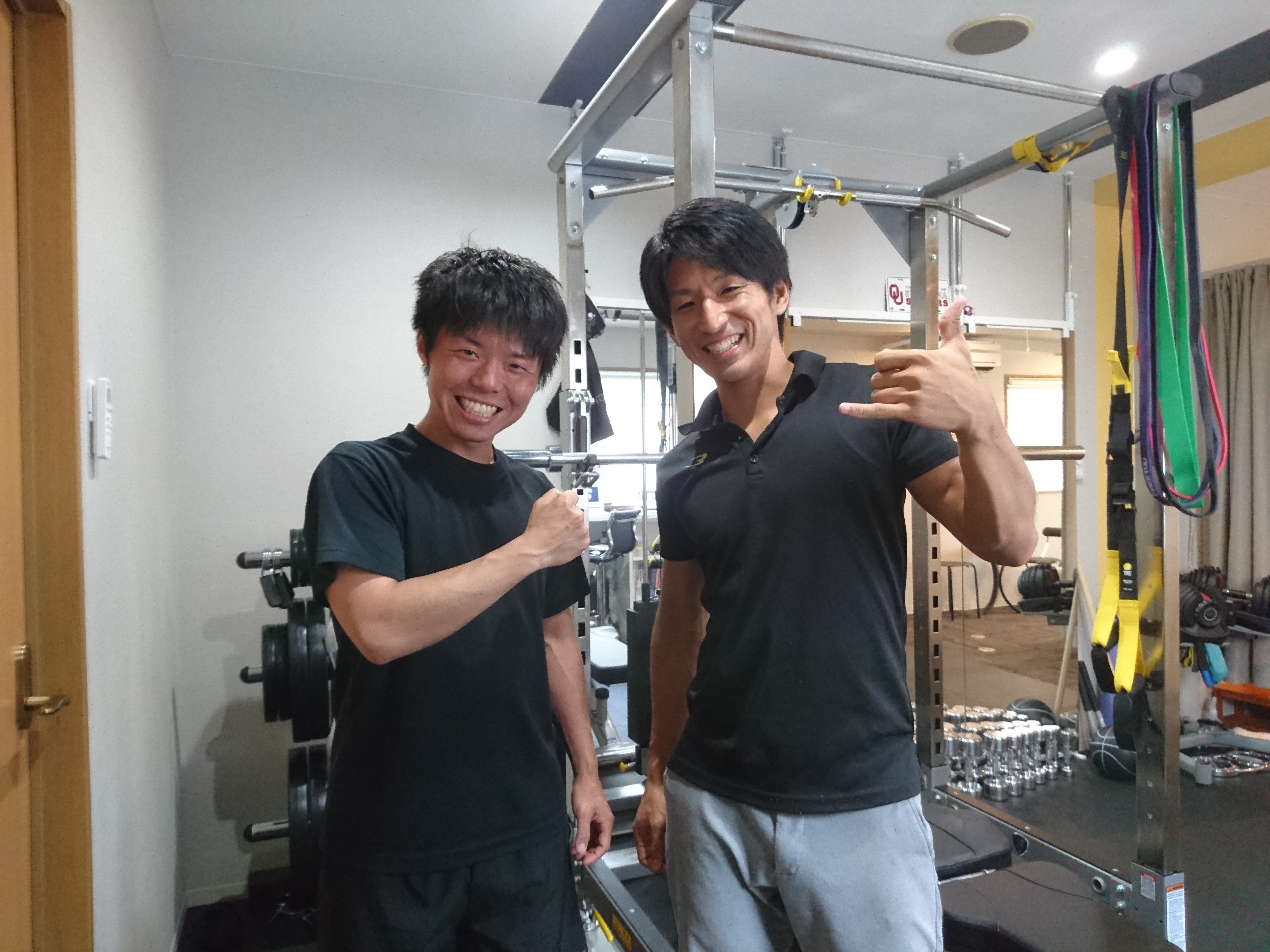 以前購入していたスーツが入るようになりました!